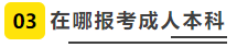 在哪报考成人本科